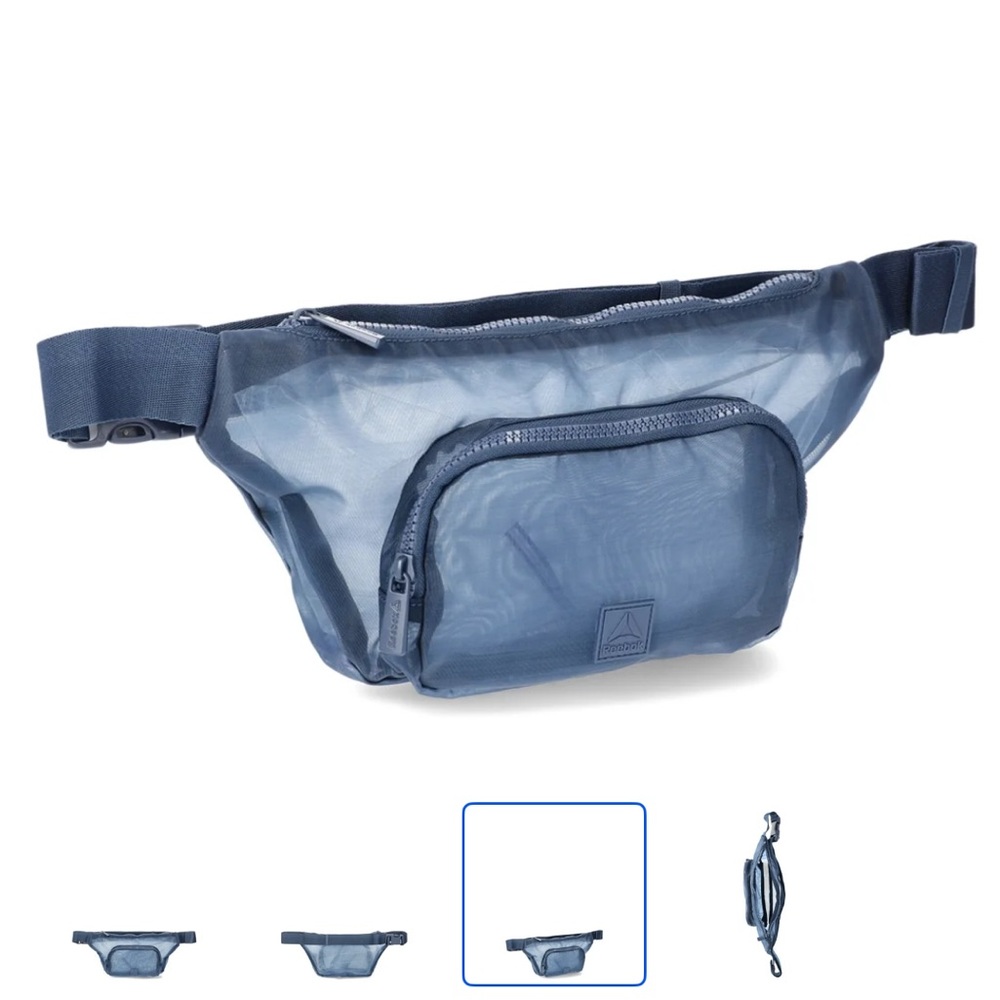 Reebok Women's Monet On The Waist Fanny Pack Bag, Shadow NWT